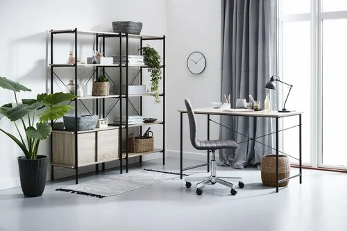 JYSK Internal Hyllenhet VANDBORG 4 H/2 D Ek/svart 4 JYSK Internal Hyllenhet VANDBORG 4 H/2 D Ek/svart - Bild 2