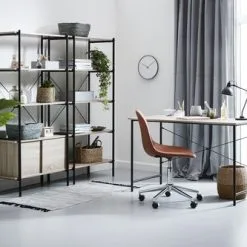 JYSK Internal Hyllenhet VANDBORG 4 H/2 D Ek/svart 14 JYSK Internal Hyllenhet VANDBORG 4 H/2 D Ek/svart -Sovrum affär 100374 1