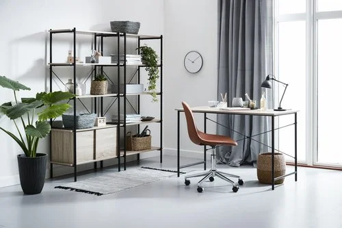 JYSK Internal Hyllenhet VANDBORG 4 H/2 D Ek/svart 8 JYSK Internal Hyllenhet VANDBORG 4 H/2 D Ek/svart - Bild 6