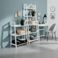 JYSK Internal Bokhylla HERNING 3 Hyllor Vit 22 JYSK Internal Bokhylla HERNING 3 Hyllor Vit -Sovrum affär 100390 1