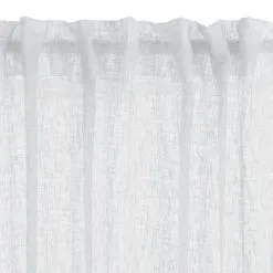 Gardin UNNEN 1x140x300 Linnelook Vit