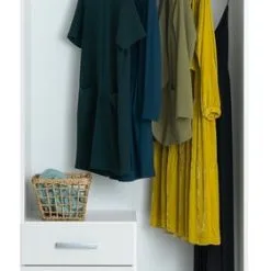 Garderob VELLERUP 101x200 Kombi Vit -Sovrum affär 109915