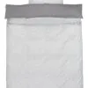 JYSK Påslakanset SELMA Satin 150x210 Grå/vit