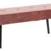 Bänk RJUKAN Rosa Sammet