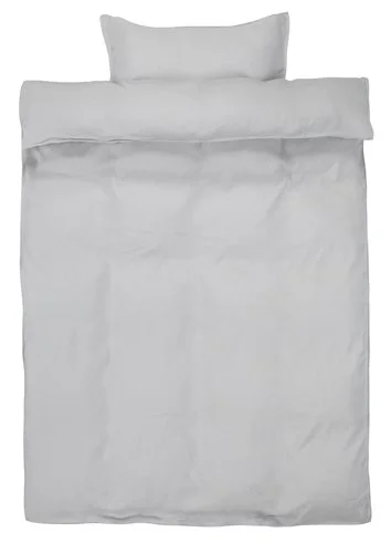 KRONBORG Påslakanset LINEA Linne 150x210 Ljusgrå 3 KRONBORG Påslakanset LINEA Linne 150x210 Ljusgrå