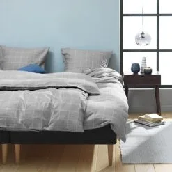 JYSK Påslakanset THERESA Flanell 150x210 Grå 7 JYSK Påslakanset THERESA Flanell 150x210 Grå -Sovrum affär 121121