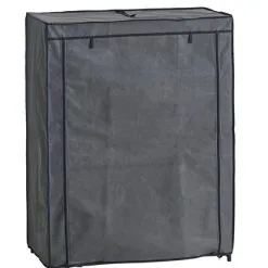 Skoskåp DAMHUS 4 Hyllor Mörkgrå