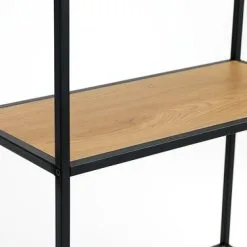 Hyllenhet TRAPPEDAL 2 Lådor Ek/svart -Sovrum affär 128056