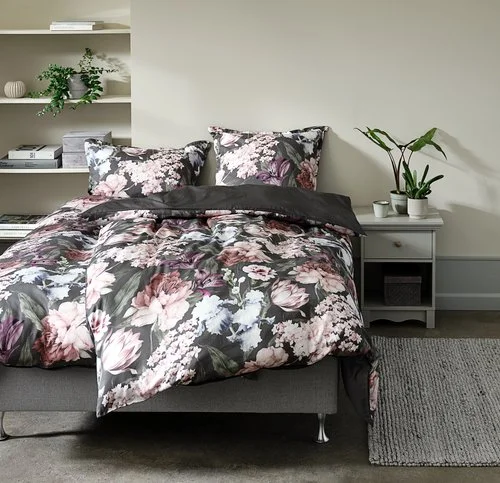 KRONBORG Påslakanset ELLA Satin 150x210 Lila 5 KRONBORG Påslakanset ELLA Satin 150x210 Lila - Bild 3