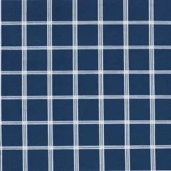 KRONBORG Påslakanset KARIN Percale 150x210 Vit/blå -Sovrum affär 128538