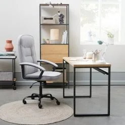 Hyllenhet TRAPPEDAL 2 Lådor Ek/svart -Sovrum affär 128840