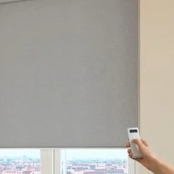 Rullgardin HUGLO 82x190 Grå Elektrisk