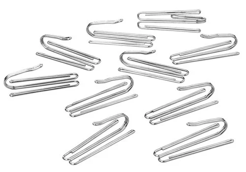 Metallkrok 2-fingrar T/glidskena 10st/pk 3 Metallkrok 2-fingrar T/glidskena 10st/pk