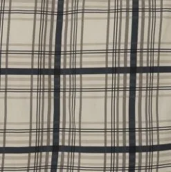 JYSK Påslakanset BRITT Flannel 150x210 Sand/blå -Sovrum affär 158636