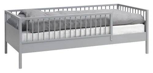 Sängram GILLELEJE 90x200 Grå 3 Sängram GILLELEJE 90x200 Grå