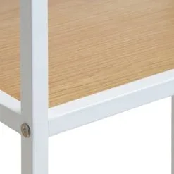 JYSK Internal Hyllenhet TRAPPEDAL 5 Hyllor Ek/vit -Sovrum affär 161843