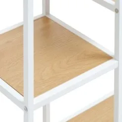 JYSK Internal Hyllenhet TRAPPEDAL 7 Hyllor Ek/vit 30 JYSK Internal Hyllenhet TRAPPEDAL 7 Hyllor Ek/vit -Sovrum affär 161845