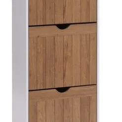 JYSK Internal Skoskåp OLDEKROG 3 Fack Vit/ek