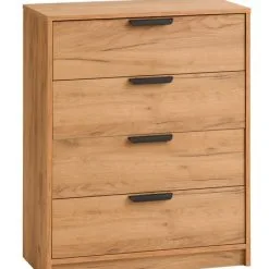 Byrå JENSLEV 4 Lådor Ek