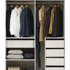 Garderob SALTOV 150x222 Vit -Sovrum affär 162325 1