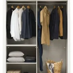 Garderob SALTOV 150x222 Vit -Sovrum affär 162335