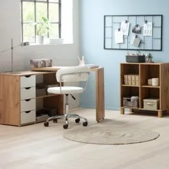 JYSK Internal Hyllenhet SKALS 4 Fack Ek 22 JYSK Internal Hyllenhet SKALS 4 Fack Ek -Sovrum affär 165289 1