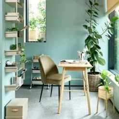 JYSK Internal Vägghylla ASSENS 2 Hyllor Ljus Sand -Sovrum affär 166753 1