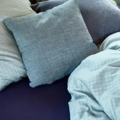 KRONBORG Påslakanset INGEBORG Satin 150x210 Grön -Sovrum affär 169293