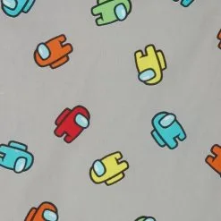 Påslakanset AMONG US 150x210 Grå 7 Påslakanset AMONG US 150x210 Grå -Sovrum affär 170118