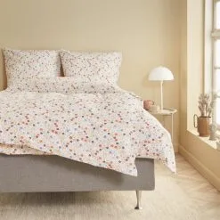 JYSK Påslakanset ALICIA Bäckebölja 150x210 Multi -Sovrum affär 176161