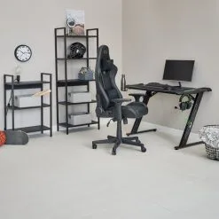 JYSK Internal Hyllenhet TISTRUP 3 Hyllor Svart 15 JYSK Internal Hyllenhet TISTRUP 3 Hyllor Svart -Sovrum affär 178827 1