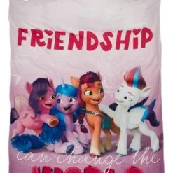 Påslakanset MY LITTLE PONY 150x210 Rosa