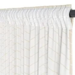 JYSK Internal Gardin OMBO 1x140x300 Fiskben Beige -Sovrum affär 181125