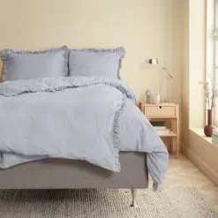 KRONBORG Påslakanset ELMA Tvättad Bomull 150x210 Ljuslila 11 KRONBORG Påslakanset ELMA Tvättad Bomull 150x210 Ljuslila -Sovrum affär 181608