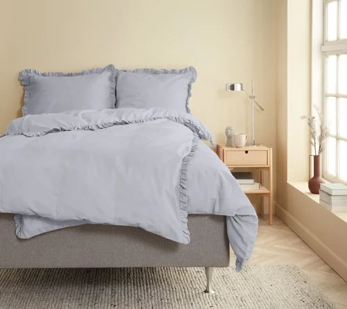 KRONBORG Påslakanset ELMA Tvättad Bomull 150x210 Ljuslila 7 KRONBORG Påslakanset ELMA Tvättad Bomull 150x210 Ljuslila - Bild 5