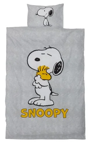 Junior Påslakanset SNOBBEN 115x135 Grå/vit 3 Junior Påslakanset SNOBBEN 115x135 Grå/vit