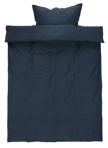 JYSK Påslakanset NIRA Satin 150x210 Mörkblå 3 JYSK Påslakanset NIRA Satin 150x210 Mörkblå