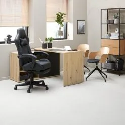 Hyllenhet TRAPPEDAL 2 Lådor Ek/svart -Sovrum affär 182435