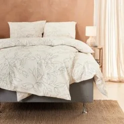 JYSK Påslakanset SVEA 150x210 Offwhite -Sovrum affär 184789