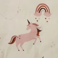 KRONBORG Påslakanset EIRUN 150x210 Rosa -Sovrum affär 184907