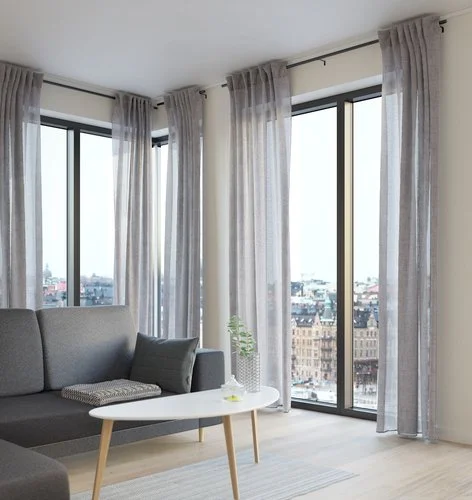 JYSK Internal Gardin UNNEN 1x140x300 Linnelook Grå 7 JYSK Internal Gardin UNNEN 1x140x300 Linnelook Grå - Bild 5