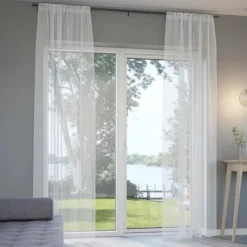 JYSK Internal Gardin LYA 1x140x300 Vit -Sovrum affär 185088