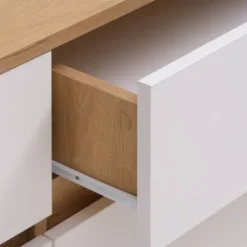 Byrå BILLUND 3+3 Lådor Vit/ek -Sovrum affär 185858