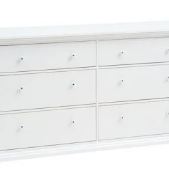 Byrå FREDENSBORG 3+3 Lådor Vit