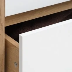 Garderob BILLUND 80x193 Vit/ek 10 Garderob BILLUND 80x193 Vit/ek -Sovrum affär 185897