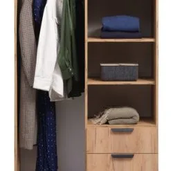 Garderob JENSLEV 96x176 Ek -Sovrum affär 185920