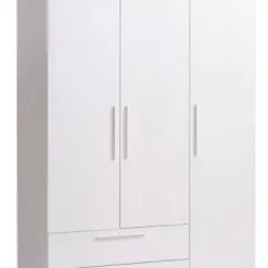 Garderob HELSTRUP 144x208 Högglans Vit