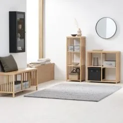 Hyllenhet BALLUM 4 Hyllor Bambu -Sovrum affär 188007 3