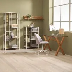 JYSK Internal Hyllenhet TRAPPEDAL 7 Hyllor Ek/vit 29 JYSK Internal Hyllenhet TRAPPEDAL 7 Hyllor Ek/vit -Sovrum affär 188027