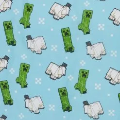 Påslakanset MINECRAFT 2023 150x210 Blå -Sovrum affär 193085